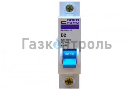 Выключатель УКРЕМ ВА-2000 1р 2А АсКо фото 1